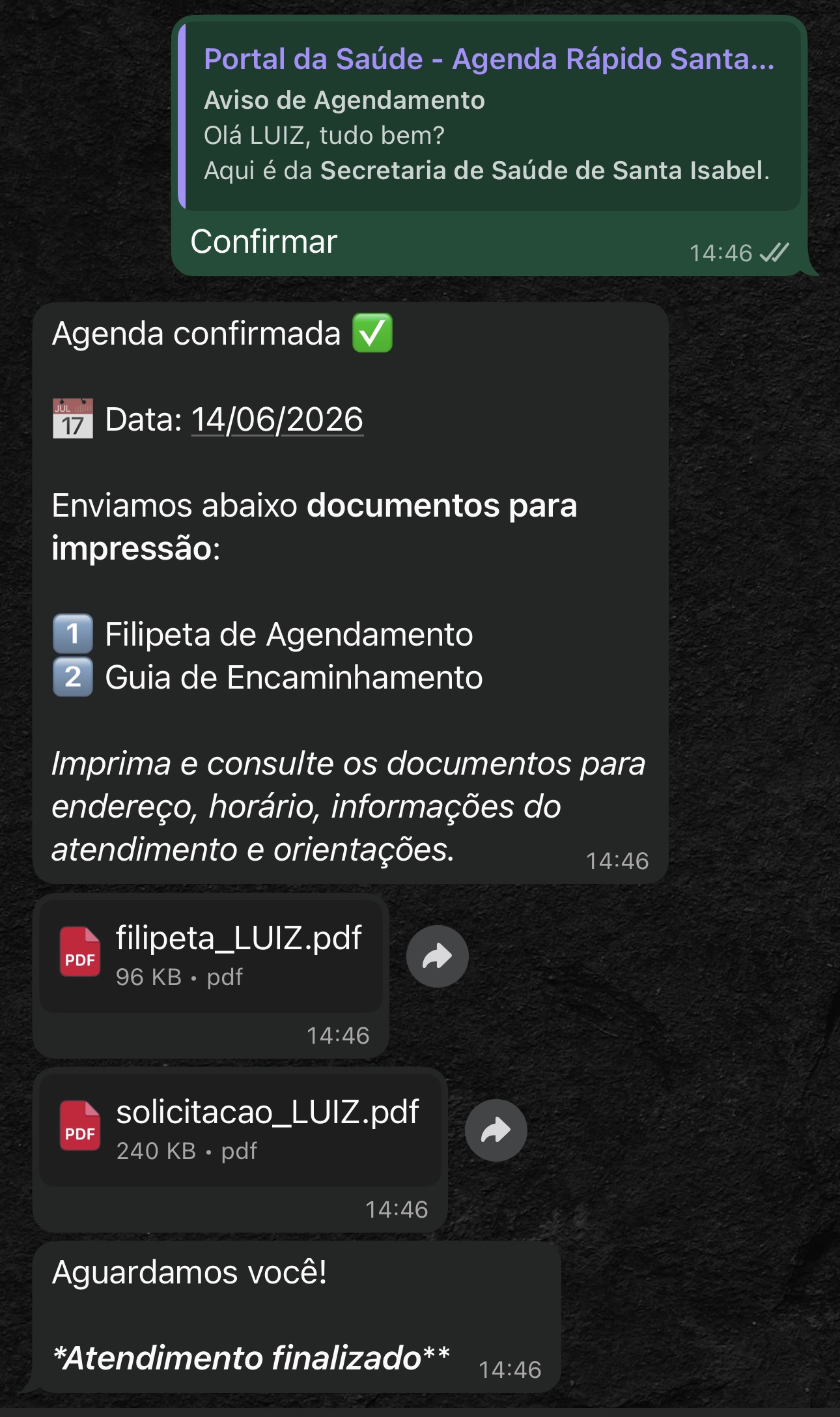 Confirma com documentos